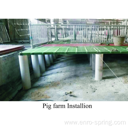 Composite resin slatted floor for pig for sheep
